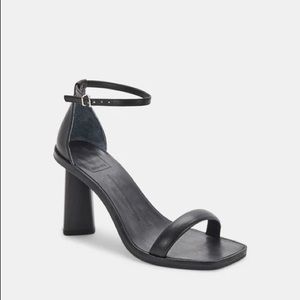 FAYLA Dolce Vita Black Leather Heel- size 8
